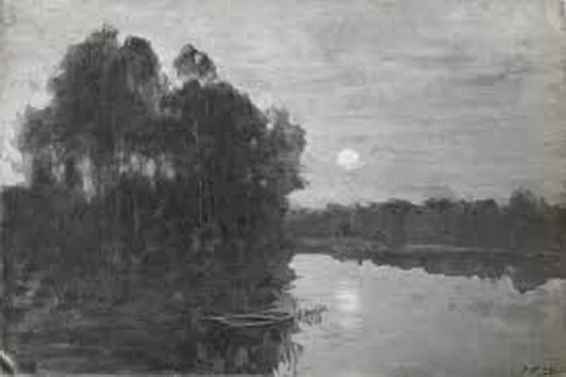 Paesaggio con fiume